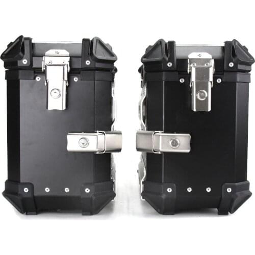 38L Motorcycle Side Saddle Bags Luggage Case Saddlebag Tool Box Storage Trunk Toolbox Universal for Honda Suzuki Yamaha Kawasaki