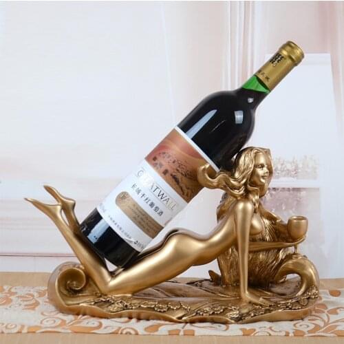 Wine holder, creative wine rack, bottle holder, fashion Home Furnishing decoration, living room, beauty, red wine holder