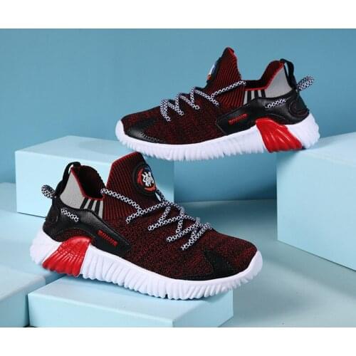 Children Sneakers Shoes Lightweight Breathable Mesh Kids Shoes Soft Sole Casual Outdoor Boys Sport Running Fashion Tenis zapatos