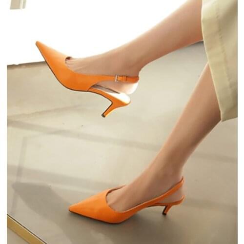 European and American Sexy Nightclub Stiletto High Heel Suede Shallow Mouth Hollow Metal Pointed Toe Sandals