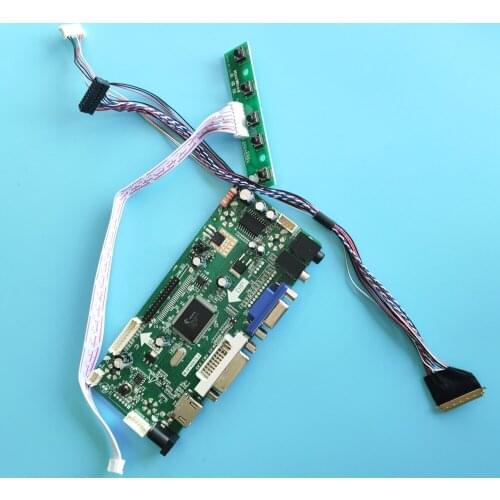 Kit For B140XW01 V2 1366X768 LCD LED Panel Screen Controller board 14" LVDS 40pin DIY 2019 Driver DVI Audio VGA HDMI