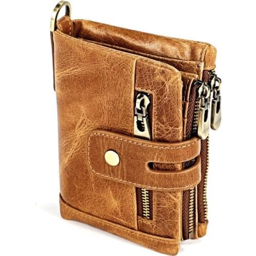 New Wallet Women Leather Female Purse Short Ladies Wallets Genuine Leather Male Money Bag Coin Pocket Male Card Holder Cüzdan