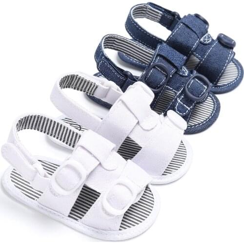 Summer canvas malesoft bottom baby shoes boy solid color non-slip button first Walkers Baby toddler shoes