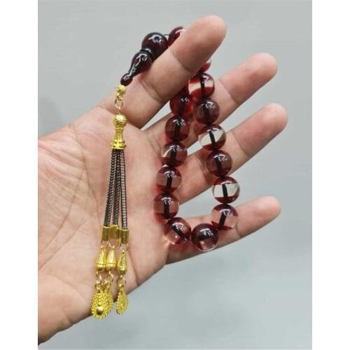 Islamic Tasbih Muslim Rosary Beads 33 Prayer Rosary For Men Bracelet For Men Accessory amber oltu amber stone Handmade Turkey