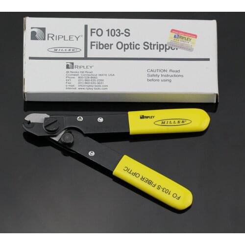 Original imported Miller Fiber Optic Stripper FO 103-S single port fiber loose tube stripping pliers FO103S
