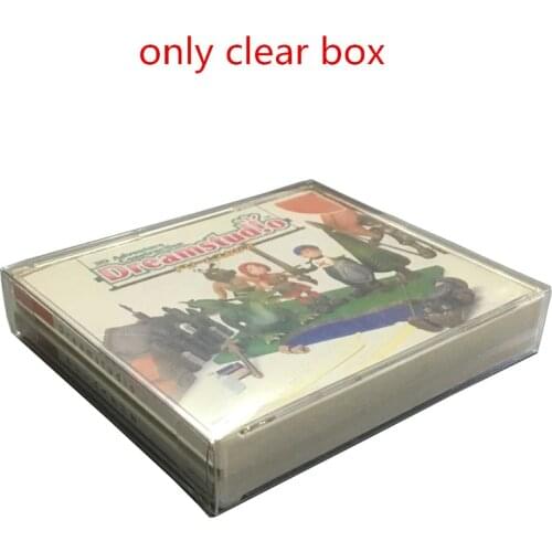 Clear game card box for playstion ps1 for sega DC SS