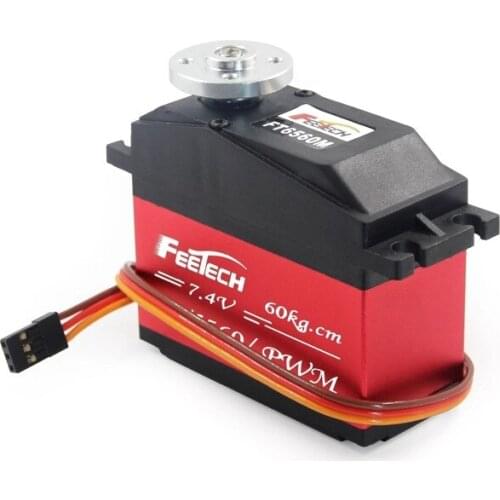 FEETECH FT6560M 7.4V 60kg 120 degrees Metal gear High Voltage Core RC Digital servo for 1/5 RC CAR Emotional escort robot