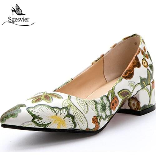 Обувь на среднем каблуке Sgesvier China At AliExpress