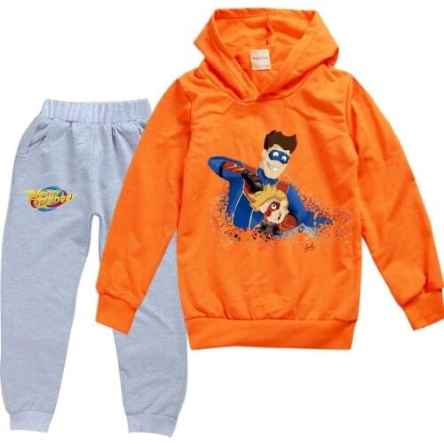 Henry Danger Anime Game Clothing Spring autumn Kids Clothing Suits Cartoon Sets Children Boy Girls Sports Tracksuits Suits 2022