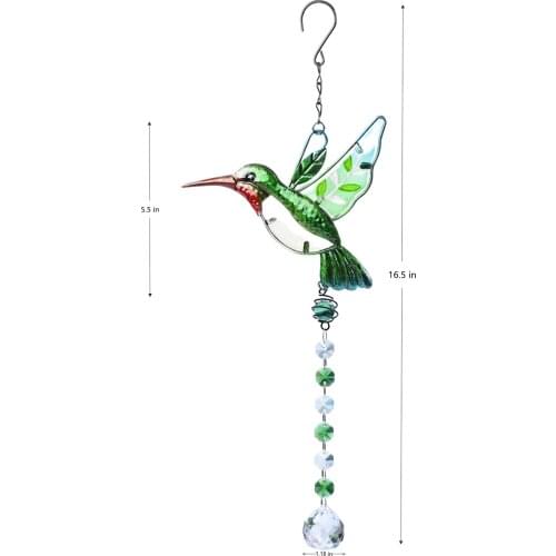 Wind Chimes, Bird Shaped Decorative Pendant Artware Hanging Decorations for Living Room Balcony