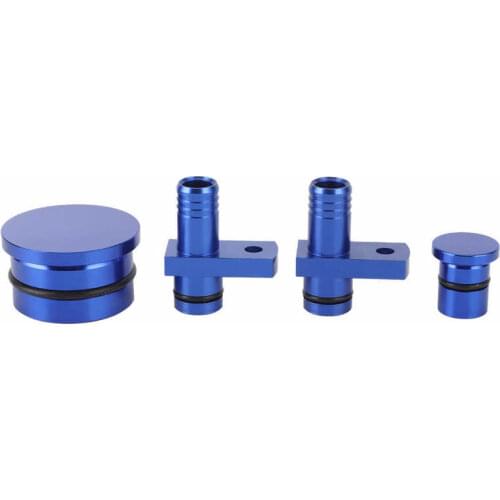 Cylinder Body Parts Car Engine Cover PCV Reroute Fittings with Reroute Port Plug Resonator Plug Fit for GM Duramax 2004.5-2010