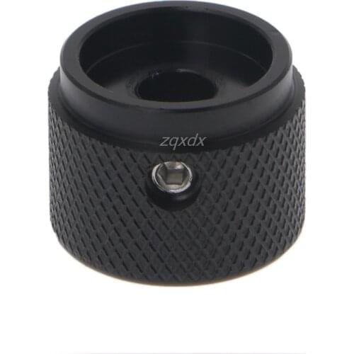 0.24" Dia Black Aluminum Rotary Control Potentiometer Knob 20mm x 16mm LW Whosale&Dropship