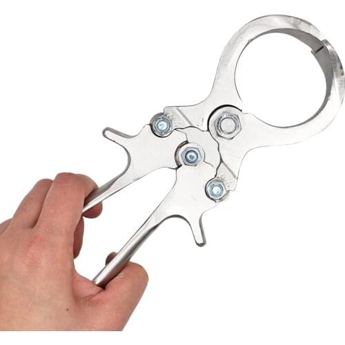 1 Pcs Livestock Tools Stainless Steel Without Blood Pig Castration Clamp Castration Tool Castration Forceps