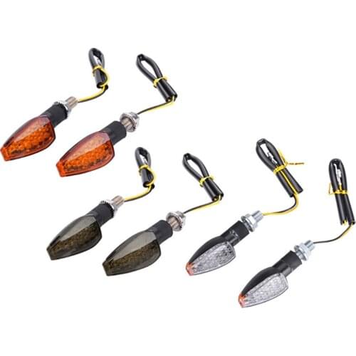 14LED Universal Motorcycle Flashing Turn Signal Light Lamp Indicator Light Amber Blinker Light LED Flasher Relay 12V
