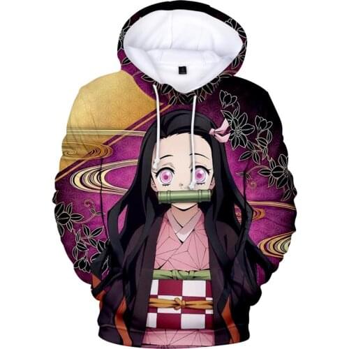 3D Comic Kimetsu no Yaiba boy/girls Hoodie womens Sweatshirts Hoodie Demon Slayer Suitable kids cute Pullovers All-match