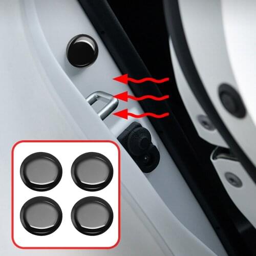 4Pcs Universal Shock Stickers Absorber Car Door Buffer Pier for VW golf polo skoda octavia peugeot 307 ford focus volvo fiat 500