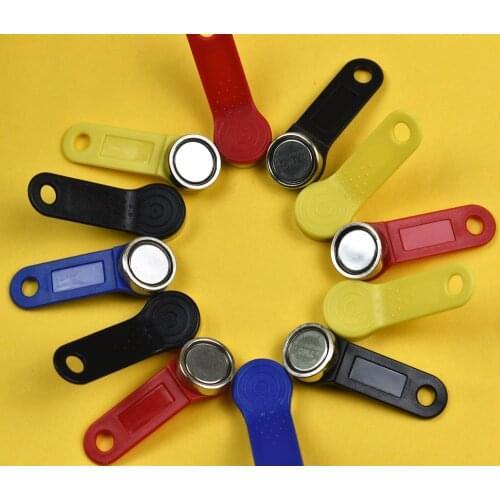 50pcs/lot TM1990A-F5 Magnetic iButton Keys is compatible with DS1990A-F5 ibutton TM key card Dallas TM1990A Magnetic Keys