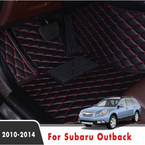 Car Floor Mats Interior Carpets Styling Protect For Subaru Outback 2014 2013 2012 2011 2010 Auto Accessories Decoration Parts