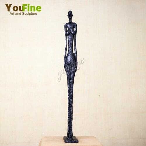 Bronze Sculpture of Alberto Giacomettis Grande Femme Bronze Statue Abstract Cast Art Bronze Crafts For Home Decor Collection