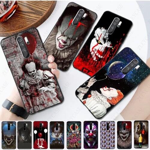 Stephen kings it Pennywise The Clown Horror Phone Case for redmi note8pro note7 note5 note6pro 8T 8A 7A 9A note9pro K20 Cover