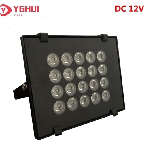DC 12V Camera Night Vision Fill Light IR Infrared Illuminator Lamp Auxiliary Lighting Outdoor For Surveillance Camera System