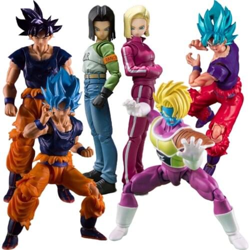 Dragon Ball SHF Super Saiya Android Ginyu F Soldier Zamasu Captain Son Goku Demoniacal Fit Pvc Anime Action Figures Model Toys