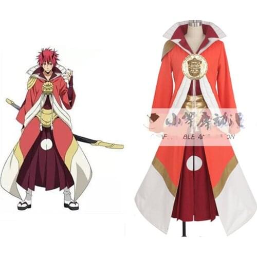 Benimaru Cosplay Costume Anime That Time I Got Reincarnated as a Slime Cosplay Halloween Uniform Full Set Customized Costume