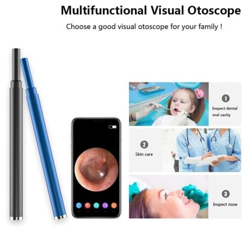 Micro USB Type C USB Ear Cleaning Tool HD Visual Ear Spoon Earpick with Mini Camera Pen Ear Care In-ear Cleaning Endoscope