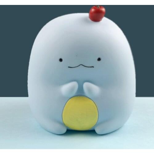 Cute Lovely Round Dinasaur Bear Money Boxes Corner Animals Japan Anime Piggy Bank Desk Accessories Action Figure Children Gift