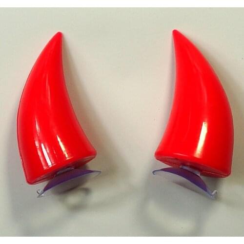 Fashion Punk Style Motorcycle Helmet Devils Horn Decoration Motorbike Full Face Helmet Off Road Decoration