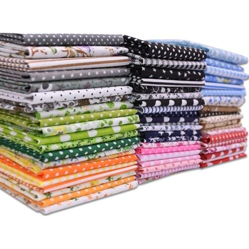 Set mixed Sewing Cloth fabric Printed Cotton Cloth for DIY Sewing Quilting Needlework Patchwork Handmade Material Home Supplies
