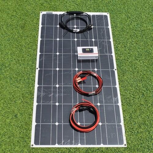 Solar Panel Kit 200W Monocrystalline Solar Cell Solar Pane 18V Battery Charger For Camping/Home /Car 100W Photovoltaic Panel