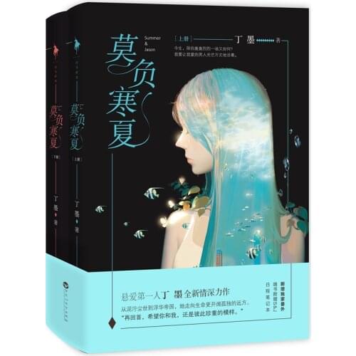 Booculchaha Dingmo newest novels Chinese book love story book for adults Chinese popular novel -Summer & Jason,set of 2 books