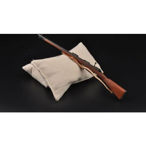 WWII Weapon 1: 6 Chinese Old Sleeve Rifle Metal Solid Wood Model