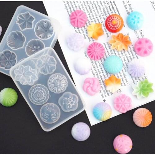 DIY Transparent Fruit Dessert Cake Shapes Epoxy Resin Silicone Mold Jewelry Fillings Pendant Accessory Charms Handmade Craft