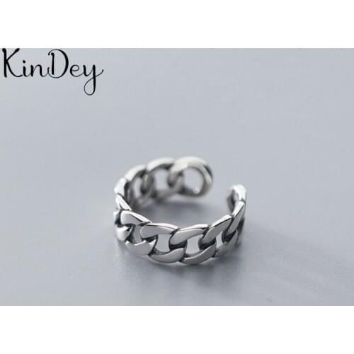 Luxury Brand Chains Rings For Women Wedding Engagement Charm Knuckle Rings Men Vintage Jewelry Romantic Party Gift