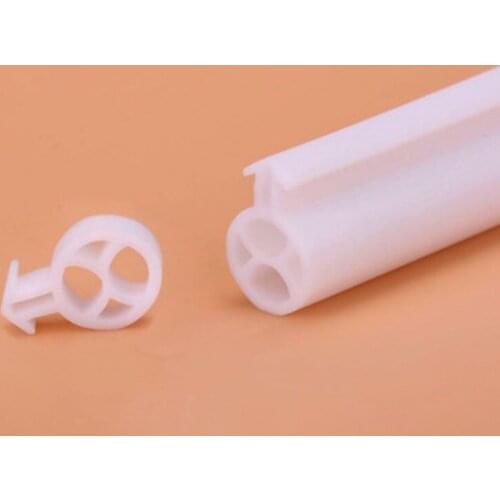 5M OX 10 Weather Strip Window Door Seals Tubular Bulb Barb Silicone Rubber Low Temperature Gasket Sealing Strip 5mm 8mm x 11mm