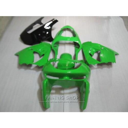 High quality plastic fairings For Kawasaki ZX9R 98 99 green black fairing kit ninja zx9R 1998 1999 XG31