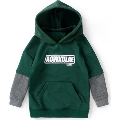 Winter coat Toddler Baby Kids Boy Girl clothes Hooded Hoodie Sweatshirt cotton warm Tops Clothes roupa infantil drop shiping