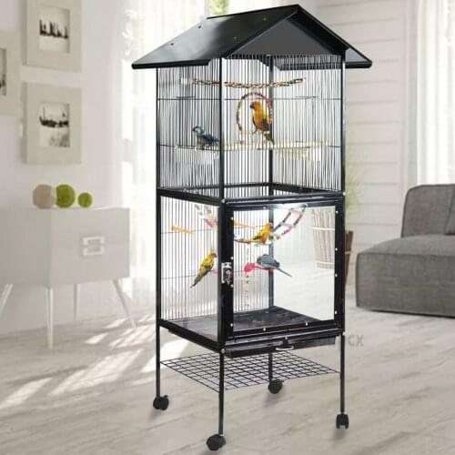 Large Luxury Bird Cages Parrot Cages Transparent Acrylic Windproof Cages Medium-sized Birds Indoor Outdoor Large Pet Villas