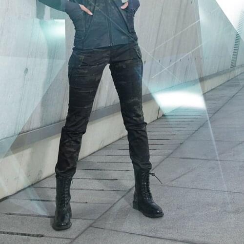 High Stretch Outdoor Training Camo Military Slim Trousers Women Sports Camping Climbing Hunting Cotton Breathable Tactical Pants