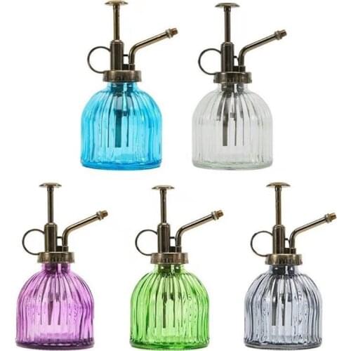 Water Spray Bottle Vintage Pumpkin Decorative Glass Plant Atomizer Watering Can Pot Plants Mister for Indoor Plants
