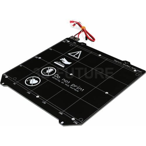 Black Prusa i3 MK3S MK52 Heated Bed with / N35UH Magnets DIY 3D printer parts
