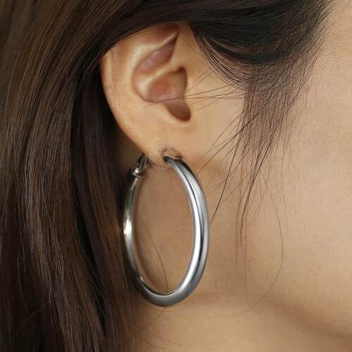 Серьги-кольца Davieslee China At AliExpress