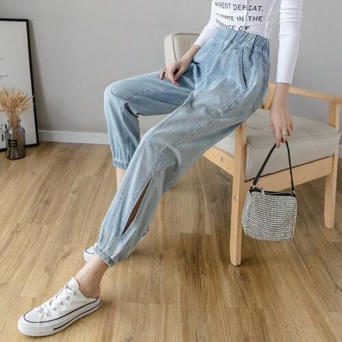 Женские джинсы бойфренды Feelingstory China At AliExpress