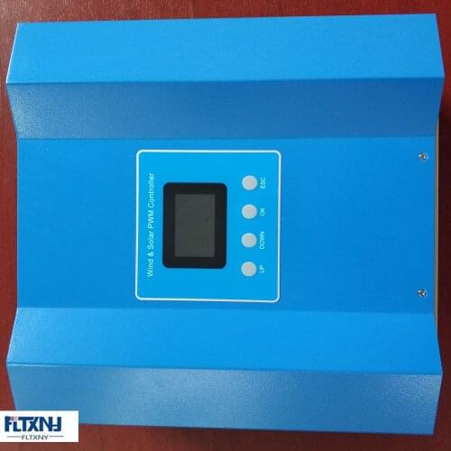 1KW 2KW 48V 220V On Grid Intelligent Wind Solar Hybrid Controller Wind Controller MPPT Dump Load Wind Generator Solar Panel