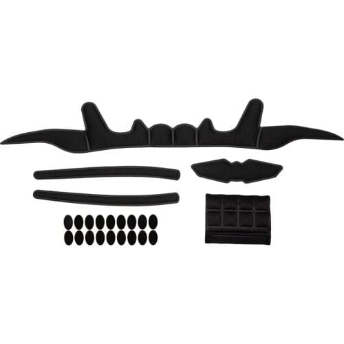 Bike Helmet Padding Kit 23PCS Bicycle Replacement Universal Foam Pads Nylon Cushions for Cycling Bicycle Bike Riding Racing