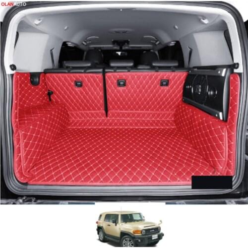 Leather car trunk mat cargo liner for toyota FJ cruiser 2008 2009 2010 2011 2012 2013 2014 2015 2016 2017 2018 2019