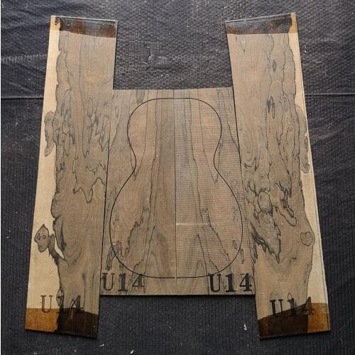 Mexico Ziricote solid wood Ukulele guitar back side solid board guitar material accesso Ciricote board 23 26inch