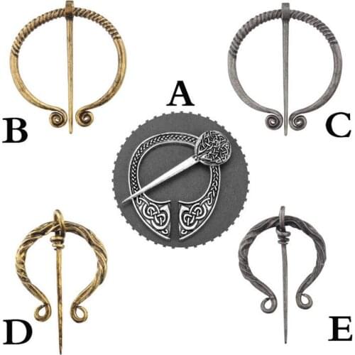 Medieval Hollow Pin Viking Brooch Buckle Apron Cloak Celtic 1pc Fashion Jewelry